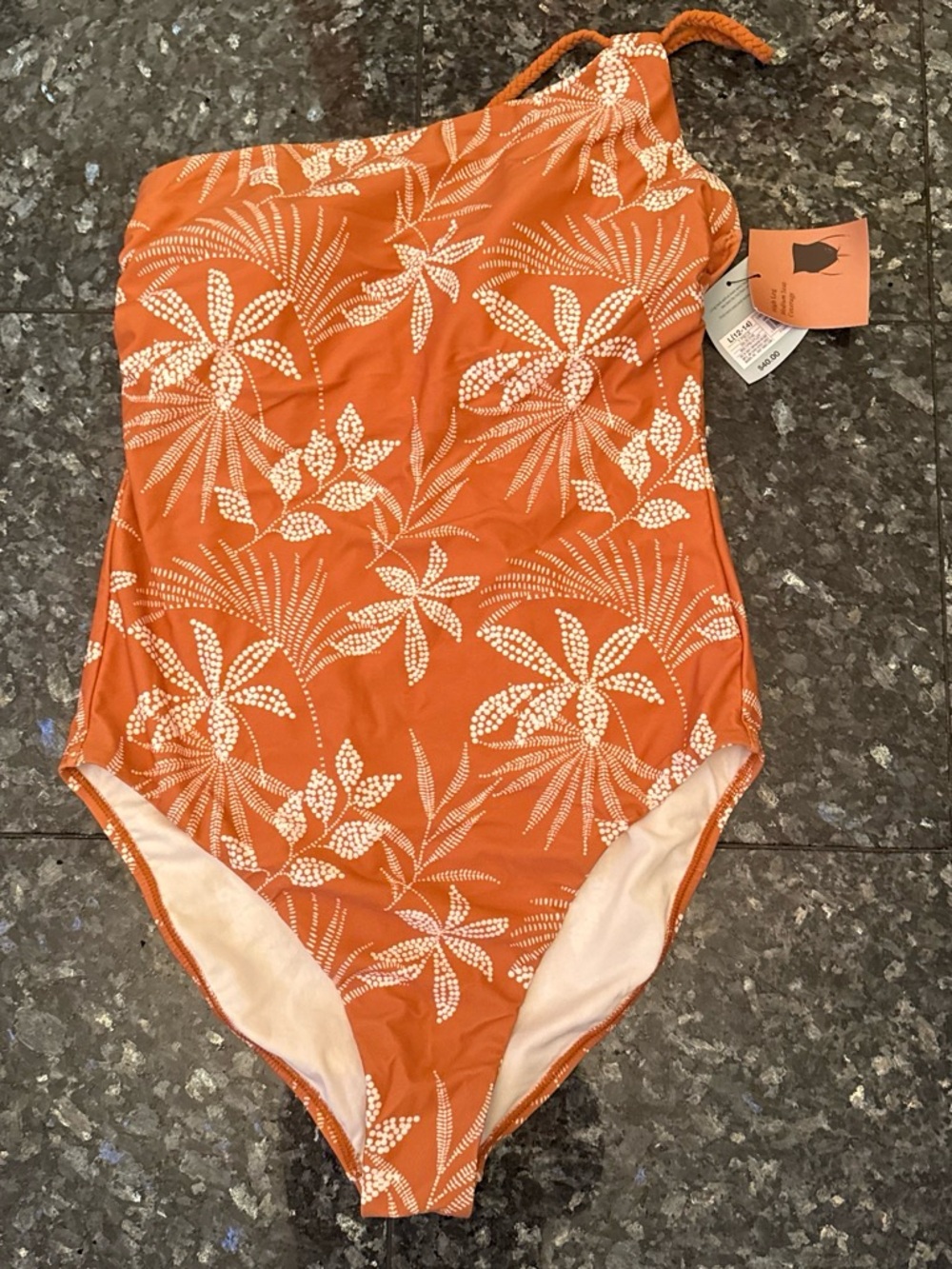 Shade & Shore One-Shoulder Floral One-Piece Swimsuit